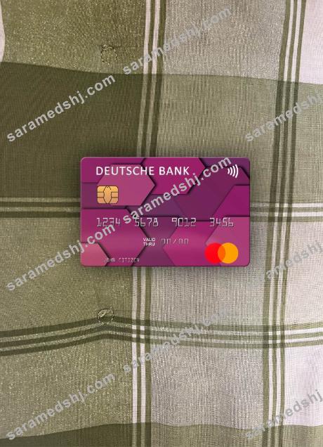 USA Deutsche Bank mastercard photolook front